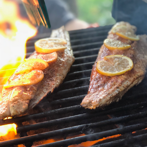 Texas Redfish on the Halfshell - 1 lb. side