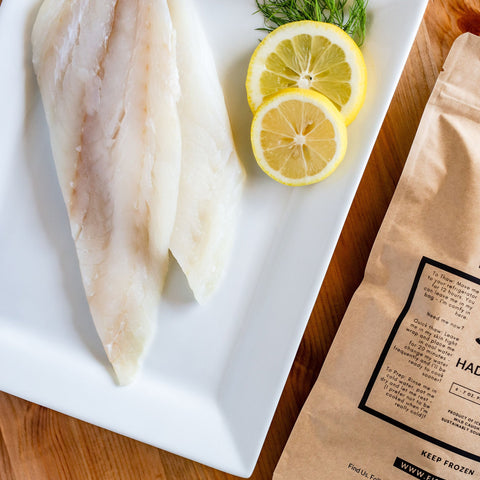 Wild-Caught Icelandic Haddock- 2 x 6 oz.portions per pack